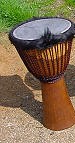 Small Djembe 12"dx23"h, click for enlarged image of this drum