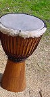Medium  Djembe 13"dx23"h, click for enlarged image of this drum